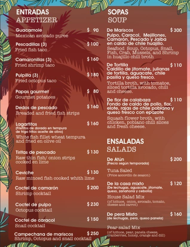 Restaurante Lagarto´s Menu - Image 5